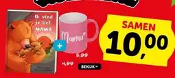 Boekenvoordeel Ik vind je lief, MAMA + Mama mug aanbieding