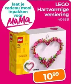 Trekpleister Lego Hartvormige versiering aanbieding