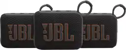 Coolblue JBL Go 4 Zwart 3-pack aanbieding