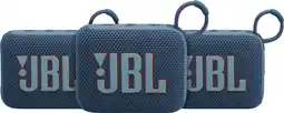 Coolblue JBL Go 4 Blauw 3-pack aanbieding