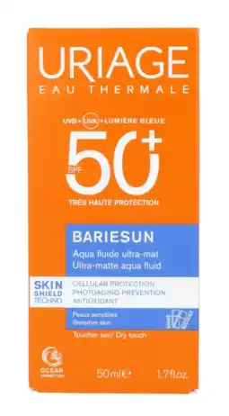 De Online Drogist Uriage Bariésun SPF50+ Matifying Fluid aanbieding