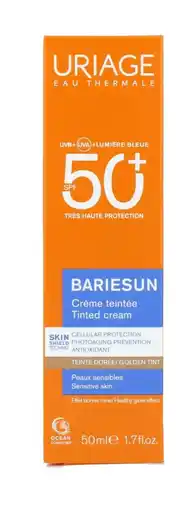 De Online Drogist Uriage Bariesun Tinted Cream Dorée SPF50 aanbieding