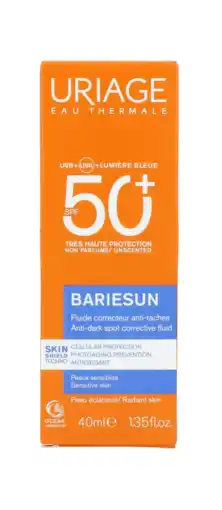 De Online Drogist Uriage Bariésun Anti-Dark Spot Correctieve Fluid SPF50 aanbieding