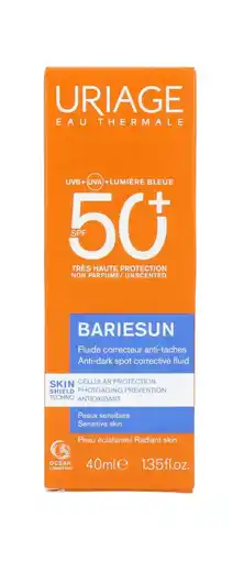 De Online Drogist Uriage Bariésun Anti-Dark Spot Correctieve Fluid SPF50 aanbieding