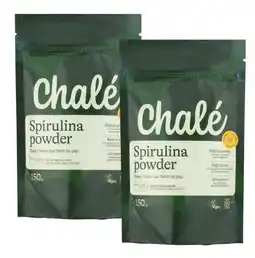 De Online Drogist Chalé Spirulina Powder Duoverpakking aanbieding