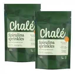 De Online Drogist Chalé Spirulina Sprinkles Duoverpakking aanbieding