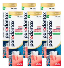 De Online Drogist Parodontax Active Repair Fresh Mint Tandpasta Multiverpakking aanbieding