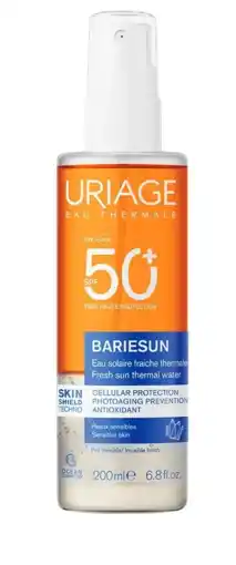 De Online Drogist Uriage Barésun Fresh Sun Thermal Water SPF 50+ 200ML aanbieding