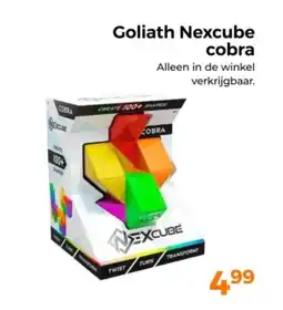 Trekpleister Goliath Nexcube cobra aanbieding