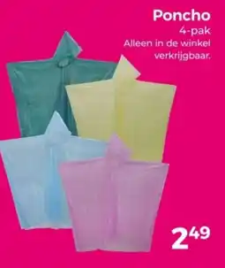 Trekpleister Poncho aanbieding