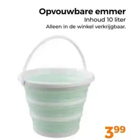 Trekpleister Opvouwbare emmer aanbieding
