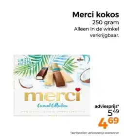 Trekpleister Merci kokos aanbieding
