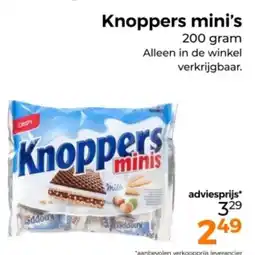 Trekpleister Knoppers mini's aanbieding