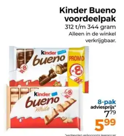 Trekpleister Kinder Kinder Bueno voordeelpak aanbieding