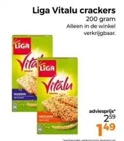 Trekpleister Liga Vitalu crackers aanbieding