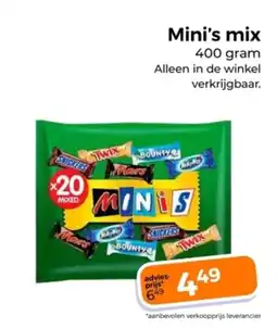 Trekpleister Mini's mix aanbieding