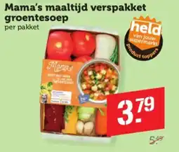 Coop Mama's maaltijd verspakket groentesoep aanbieding