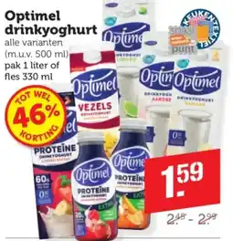 Coop Optimel drinkyoghurt aanbieding