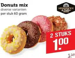 Coop Donuts mix aanbieding