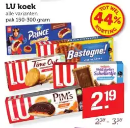 Coop LU koek aanbieding