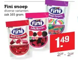 Coop Fini snoep aanbieding