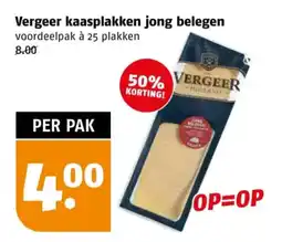 Poiesz Vergeer kaasplakken jong belegen aanbieding
