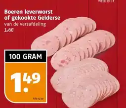 Poiesz Boeren leverworst of gekookte Gelderse aanbieding