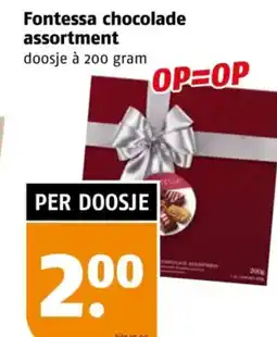 Poiesz Fontessa chocolade assortment aanbieding