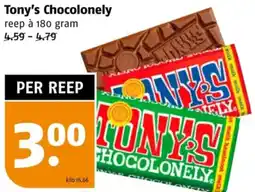 Poiesz Tony's Chocolonely aanbieding