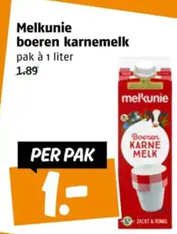Poiesz Melkunie boeren karnemelk aanbieding