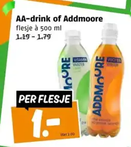 Poiesz AA-drink of Addmoore aanbieding