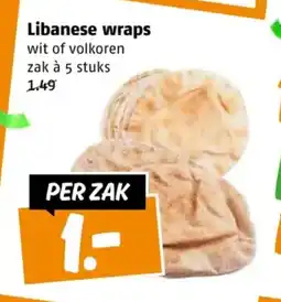 Poiesz Libanese wraps aanbieding
