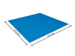Lidl Bestway Zwembad grondzeil 396 x 396 cm aanbieding