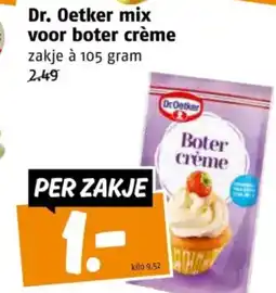 Poiesz Dr. Oetker mix voor boter crème aanbieding