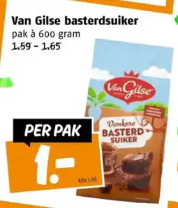Poiesz Van Gilse basterdsuiker aanbieding