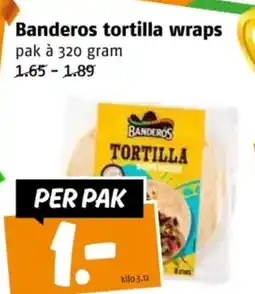 Poiesz Banderos tortilla wraps aanbieding