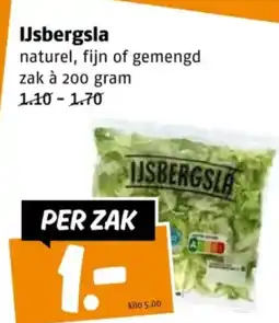 Poiesz IJsbergsla aanbieding