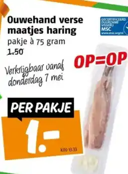 Poiesz Ouwehand verse maatjes haring aanbieding