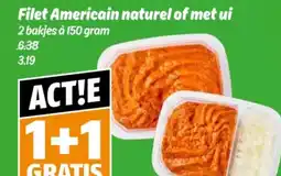 Poiesz Filet Americain naturel of met ui aanbieding
