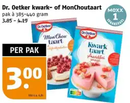 Poiesz Dr. Oetker kwark- of MonChoutaart aanbieding