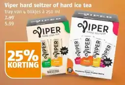 Poiesz Viper hard seltzer of hard ice tea aanbieding