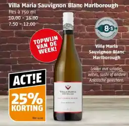 Poiesz Villa Maria Sauvignon Blanc Marlborough aanbieding