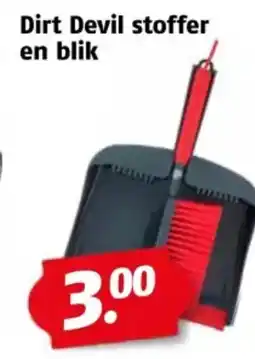 Poiesz Dirt Devil stoffer en blik aanbieding