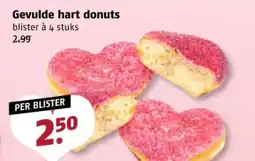 Poiesz Gevulde hart donuts aanbieding
