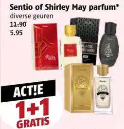 Poiesz Sentio of Shirley May parfum aanbieding