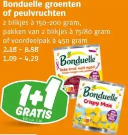 Poiesz Bonduelle groenten of peulvruchten aanbieding