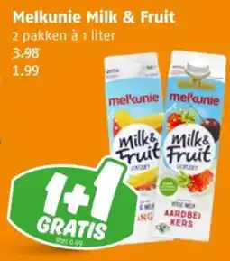 Poiesz Melkunie Milk & Fruit aanbieding