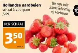 Poiesz Hollandse aardbeien aanbieding