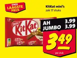 Nettorama KitKat mini's aanbieding