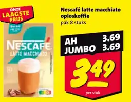 Nettorama Nescafé latte macchiato oploskoffie aanbieding